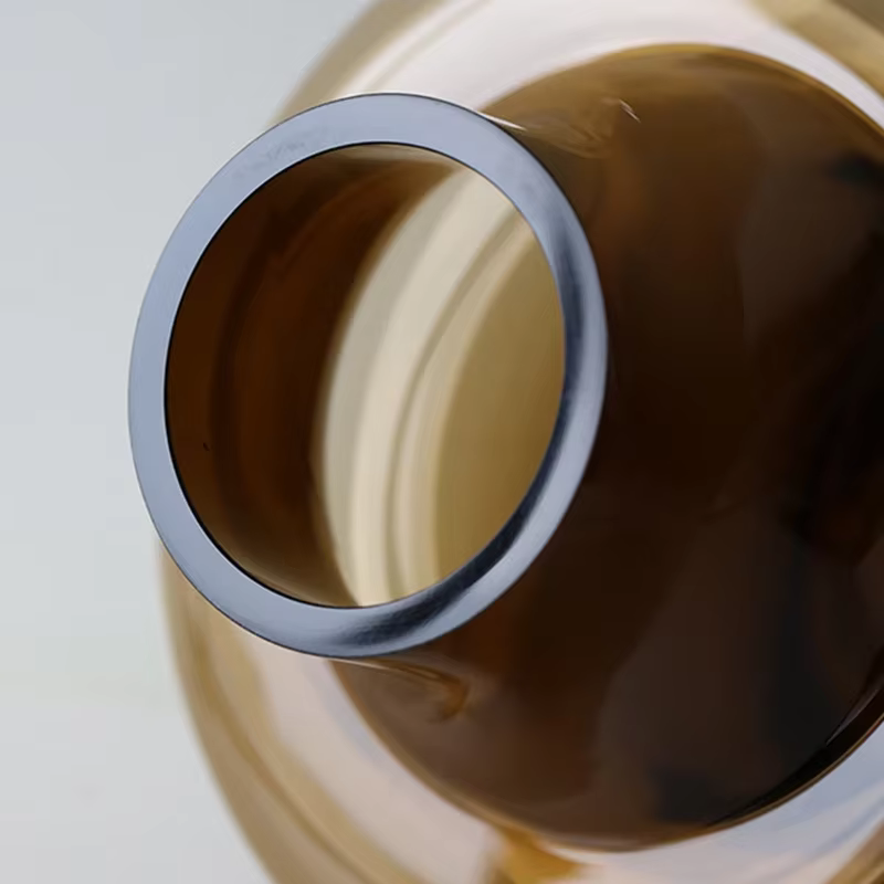 Unusual Glass Modern Minimalist Vase