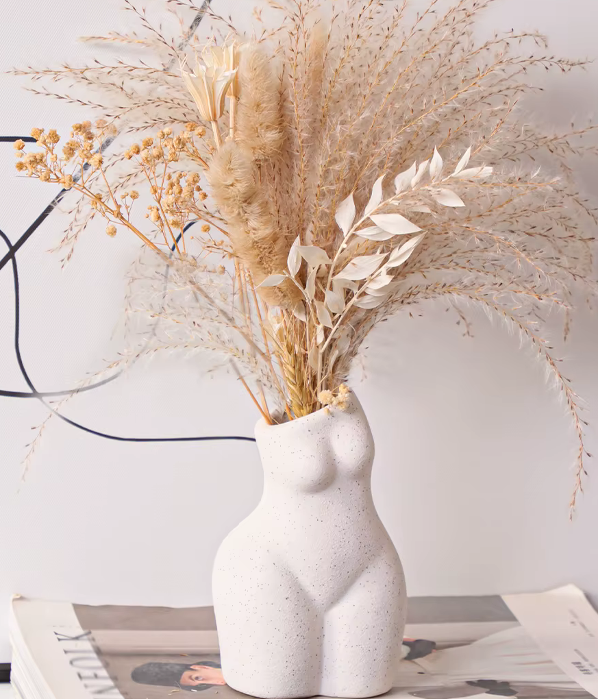 Modern Matte Ceramic Female Body VASE Minimalist