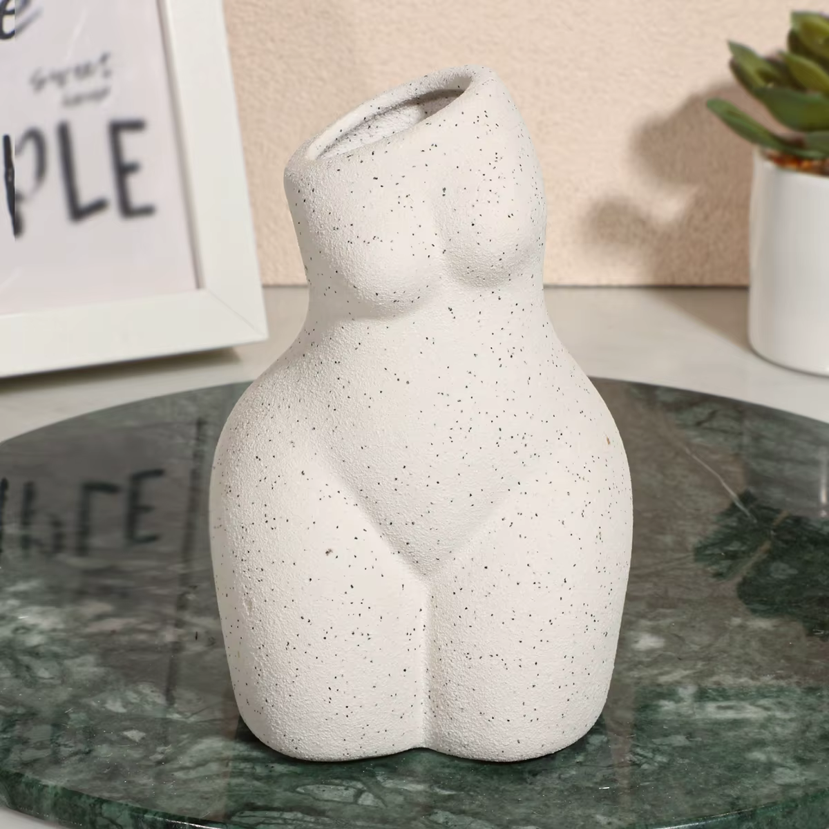 Modern Matte Ceramic Female Body VASE Minimalist