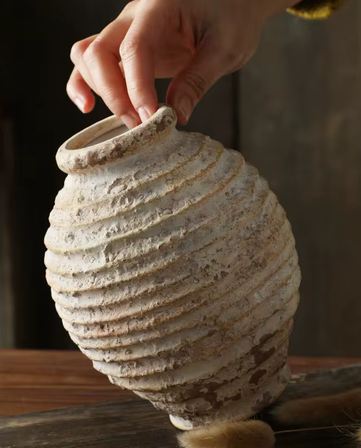 Large VASE Retro Rough Pottery Rustic