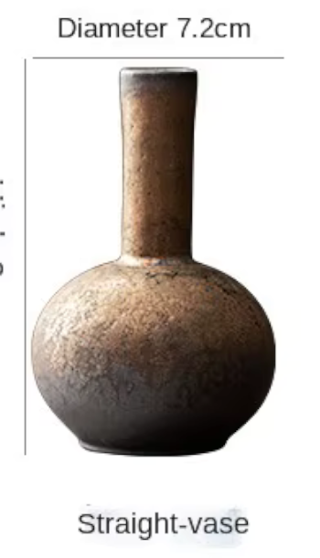 Set of 4 Vintage Bronze Textured Vases