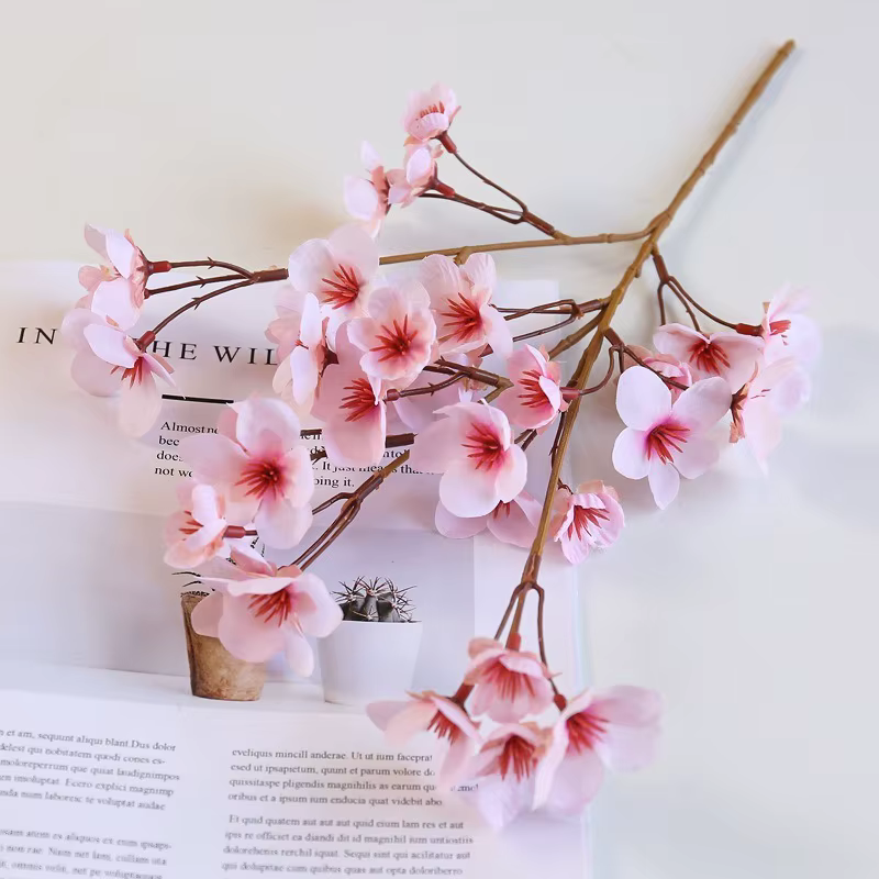 40cm Pink Cherry Blossom Sakura Artificial Bouquet x 60 Flowers
