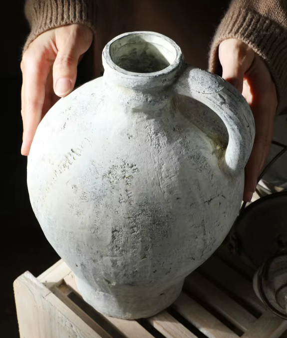 Large Amphora Jug Quality VASE Retro Stoneware Simple