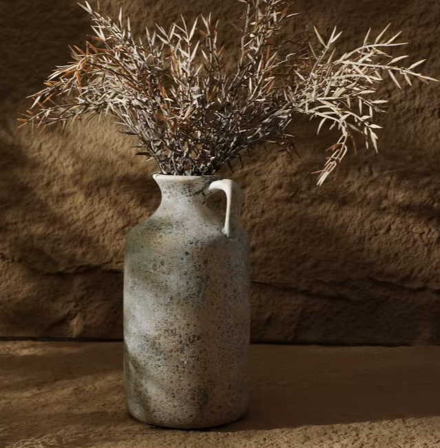 Large Milk Churn Style VASE Retro Rustic Stoneware