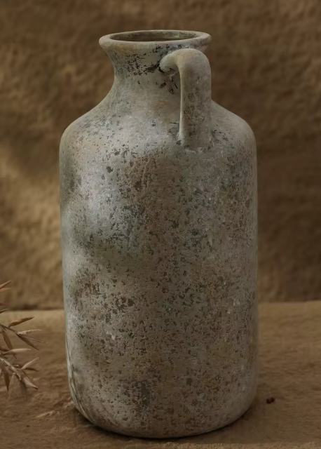 Large Milk Churn Style VASE Retro Rustic Stoneware