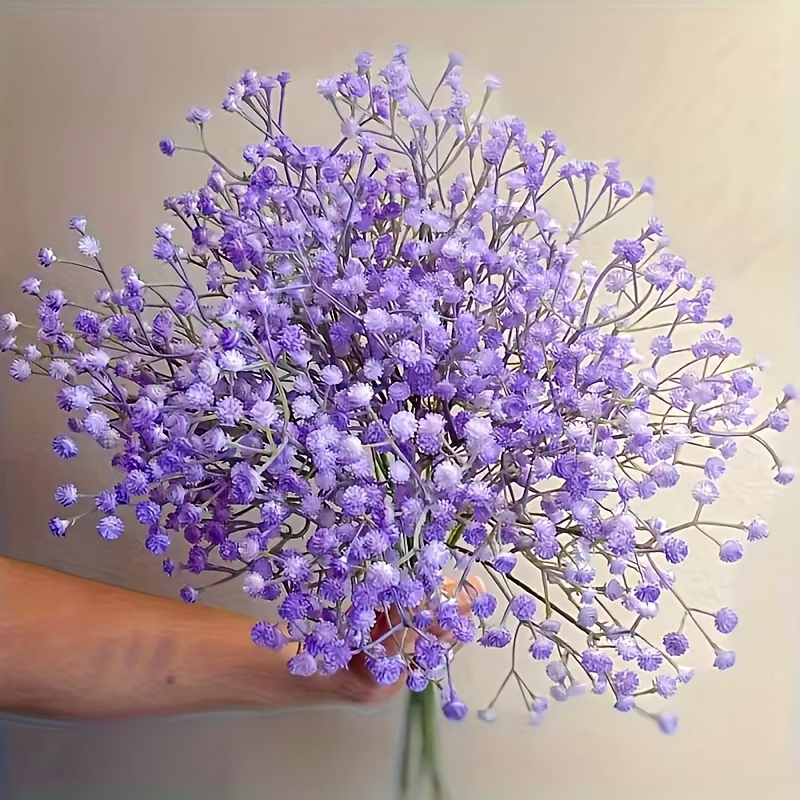 Artificial Purple Baby's Breath Gypsophila x 40 Large Stems