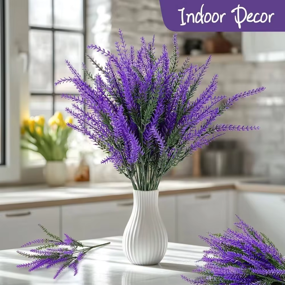 Artificial LAVENDER Bunch Indoor Outdoor Use