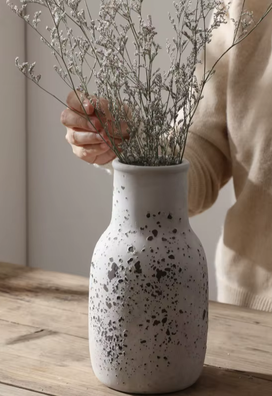 Farmhouse Kitchen Distressed Ceramic Modern VASE