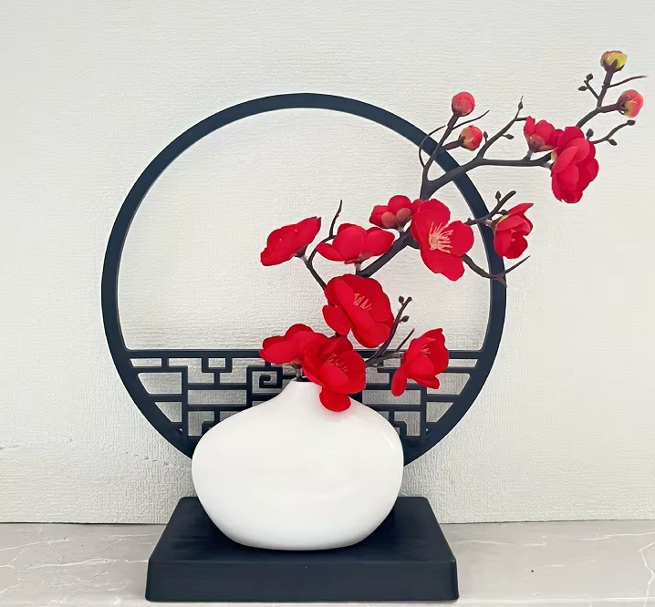 Feng Shui Artificial Orchid Flowers in Vase - Many Colours