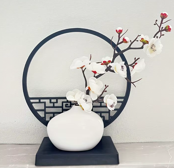 Feng Shui Artificial Orchid Flowers in Vase - Many Colours