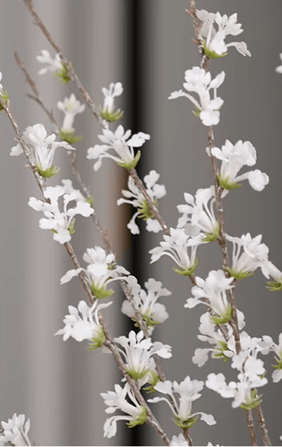 3ft Snow White Willow Silk Artifical Flowers Home Decor Christmas - The Floral Gallery