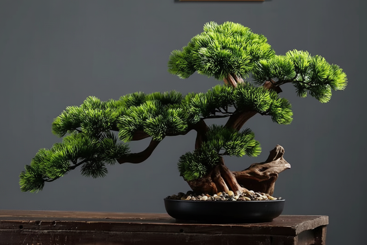 Artificial Bonsai Welcoming Pine Tree Large
