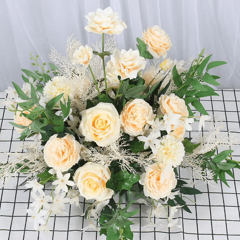 Beautiful 40cm Premium SILK Flower Display Ball Table Centerpiece - The Floral Gallery