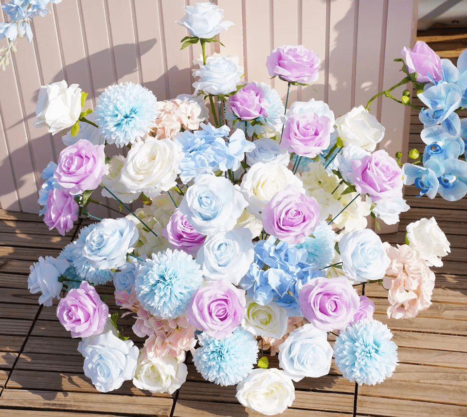 Beautiful Multi Bloom Quality Silk Birthday Wedding Venue Display Flowers - The Floral Gallery