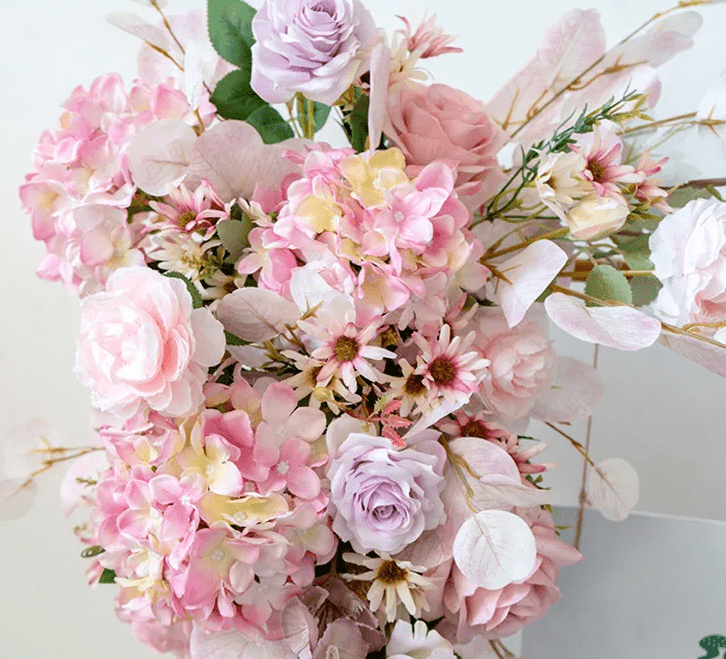Beautiful Pink Multi Bloom Silk Artifical Flowers Display Weddings - The Floral Gallery