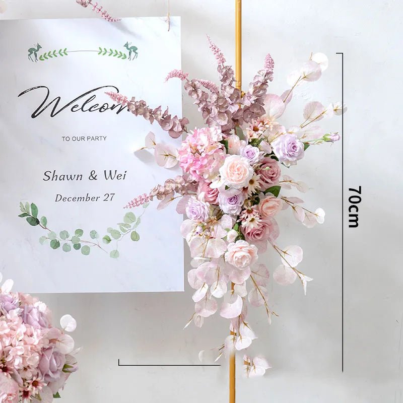 Beautiful Pink Multi Bloom Silk Artifical Flowers Display Weddings - The Floral Gallery