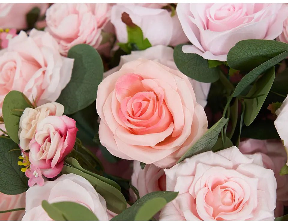Beautiful Pink Silk Roses Wedding Event Display Flowers - The Floral Gallery
