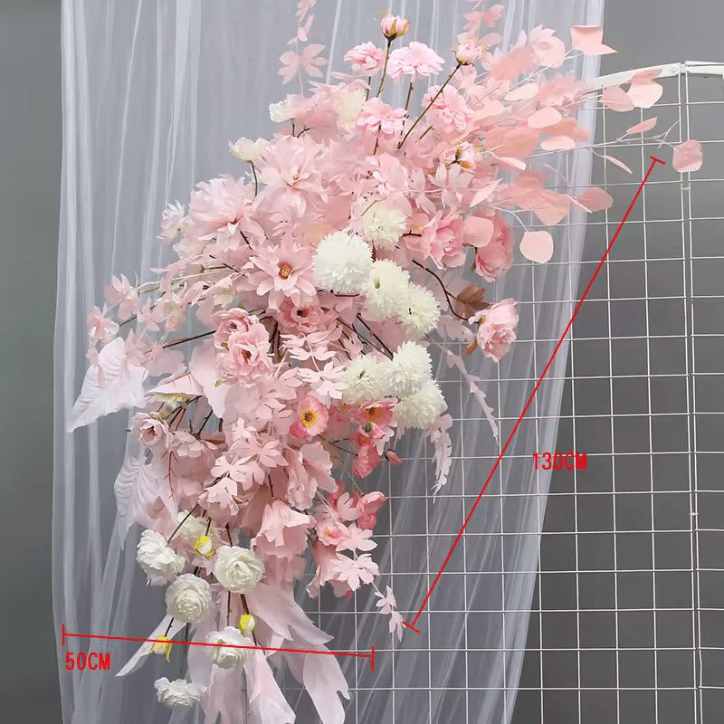 Beautiful Pink & White Premium SILK Flower Display - The Floral Gallery