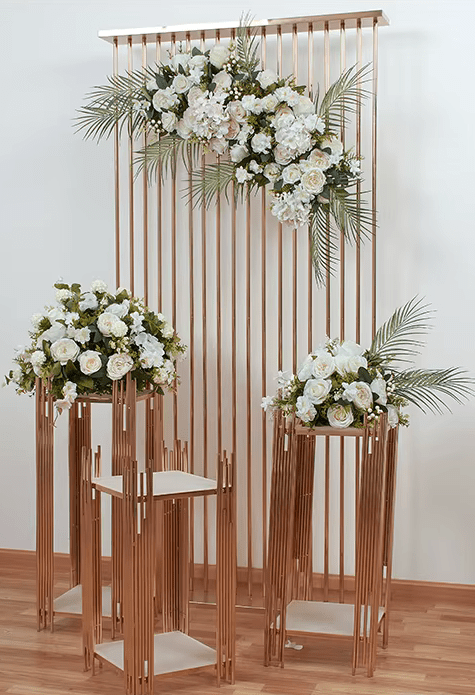 Beautiful White Rose Hanging Orchid SILK Flowers - The Floral Gallery