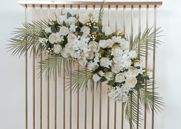 Beautiful White Rose Hanging Orchid SILK Flowers - The Floral Gallery