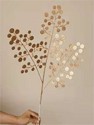 Golden Bouquet Silk Artificial Flowers Roses Ginko Leaf Long Stem - The Floral Gallery