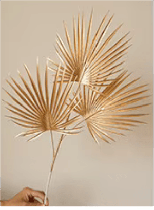 Golden Bouquet Silk Artificial Flowers Roses Ginko Leaf Long Stem - The Floral Gallery