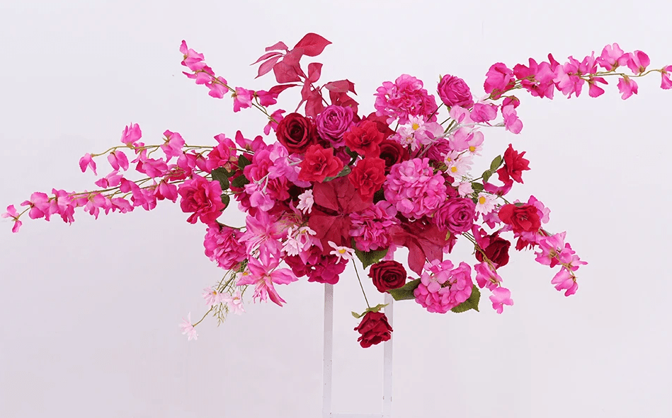 Gorgeous Hot Pink Multi Bloom Quality Silk Venue Display Flowers - The Floral Gallery