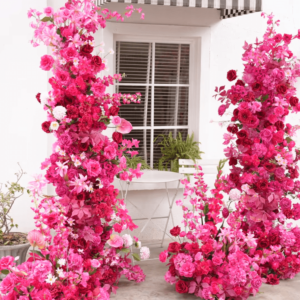 Gorgeous Hot Pink Multi Bloom Quality Silk Venue Display Flowers - The Floral Gallery