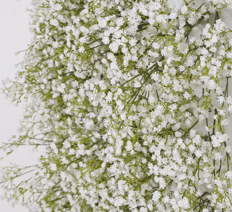 Gypsophila & White Roses Baby's Breath Large 7ft Silk Display Flowers - The Floral Gallery