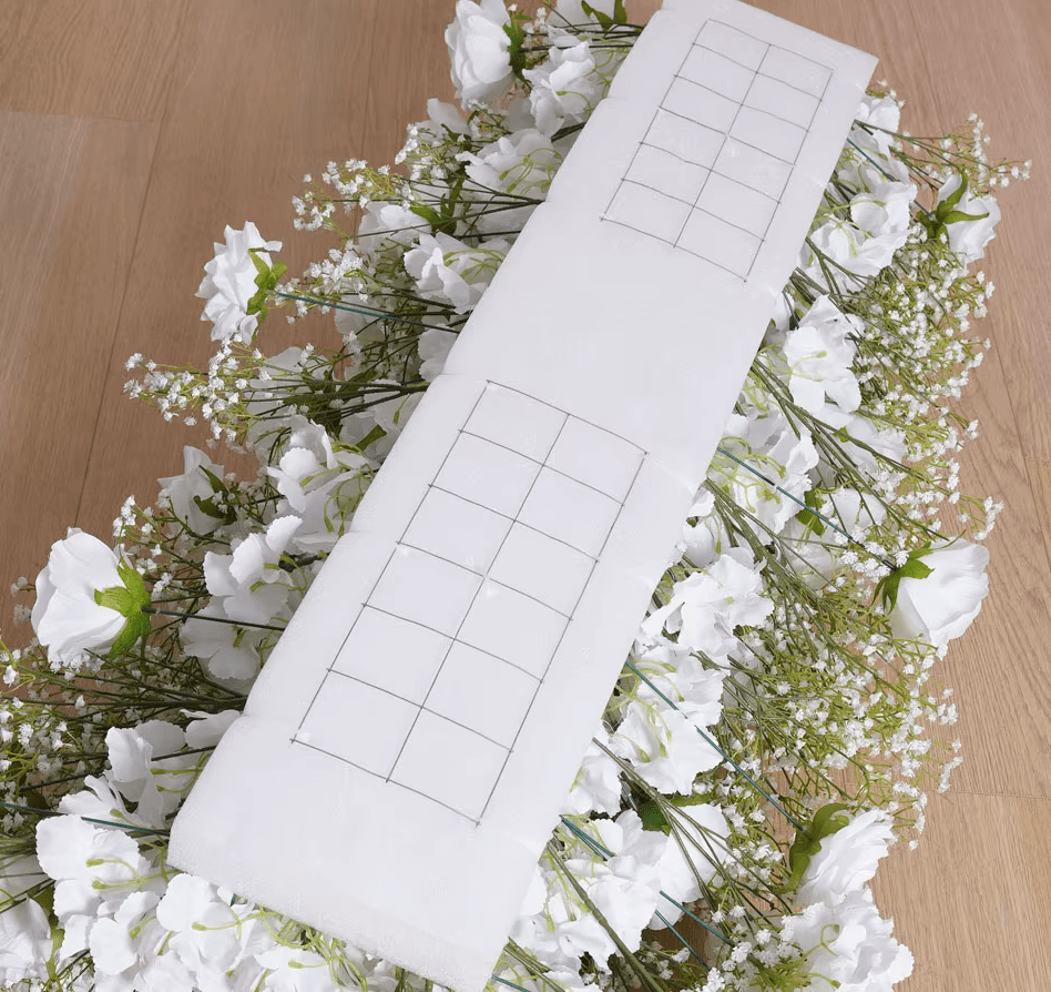 Gypsophila & White Roses Baby's Breath Large 7ft Silk Display Flowers - The Floral Gallery