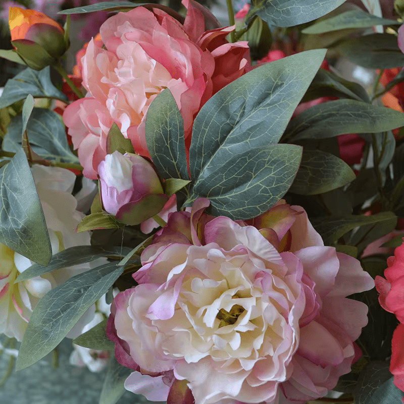 Long Stem Big Head SILK Artificial Peonies - Choice of 5 Colours - The Floral Gallery