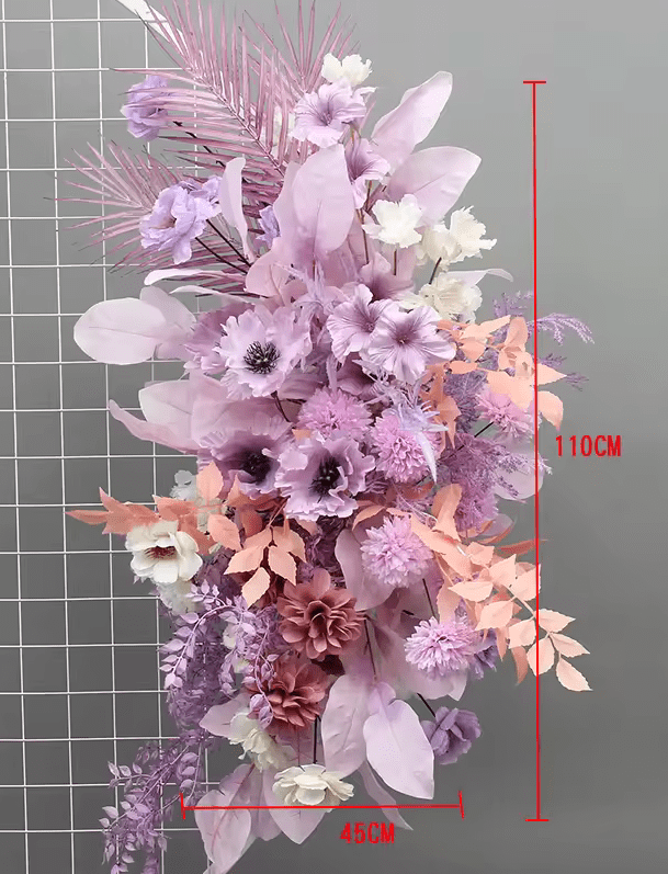 Lovely Lavender Pink & Purple Premium SILK Flower Display - The Floral Gallery