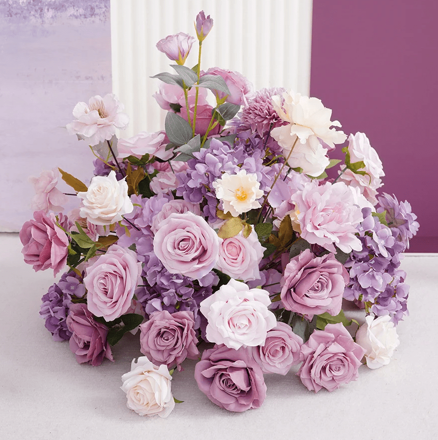 Luxury Pink & Purple Silk Flowers for Wedding or Venue Display - The Floral Gallery