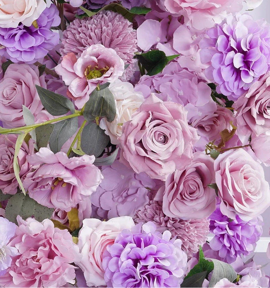 Luxury Pink & Purple Silk Flowers for Wedding or Venue Display - The Floral Gallery