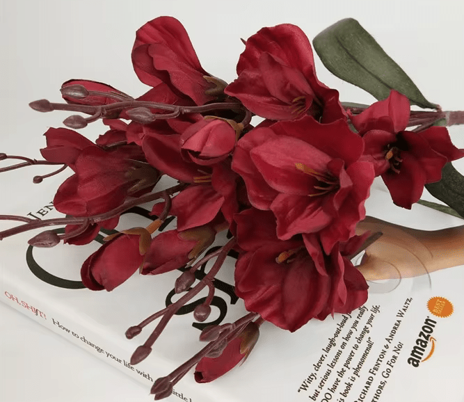 Magnificent MAGNOLIA Silk Flowers in White, Pink, Purple & Red - The Floral Gallery