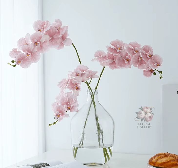 Pink Dancing Orchid Phalaenopsis SILK Flowers 100cm Tall - The Floral Gallery
