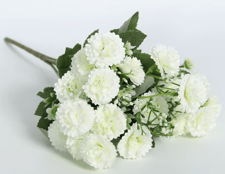 Premium Artificial Lilac & Gypsophila Bouquet 40 Flowers - The Floral Gallery