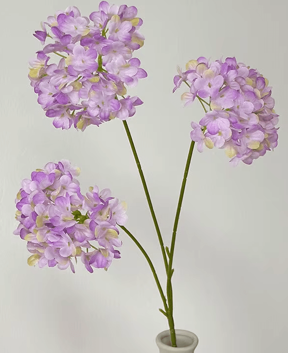 Premium SILK Hydrangea Artifical Flowers 60cm Stems Large Heads - The Floral Gallery