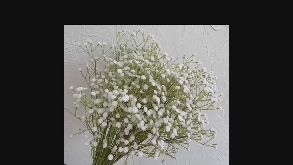 Quality SILK Baby's Breath Gypsophila Bouquet 21 Piece
