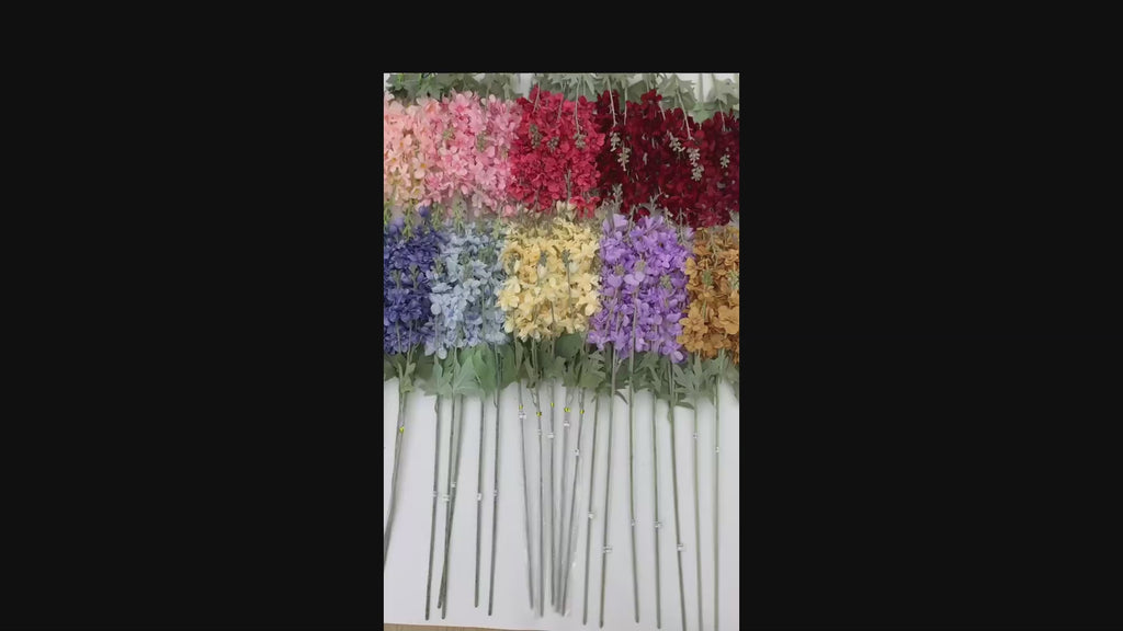 Multi Colour Delphinium Grass Artificial Flowers Home Decor