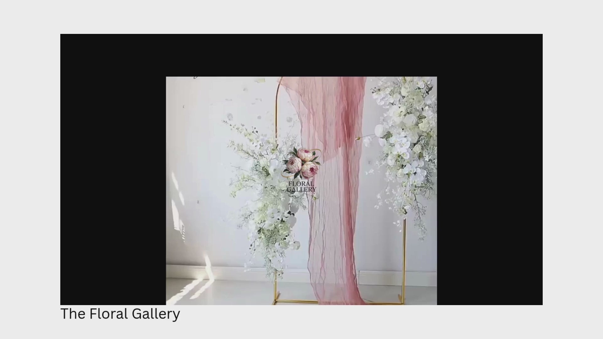 Beautiful White Roses, Orchids & Baby's Breath Silk Display Flowers