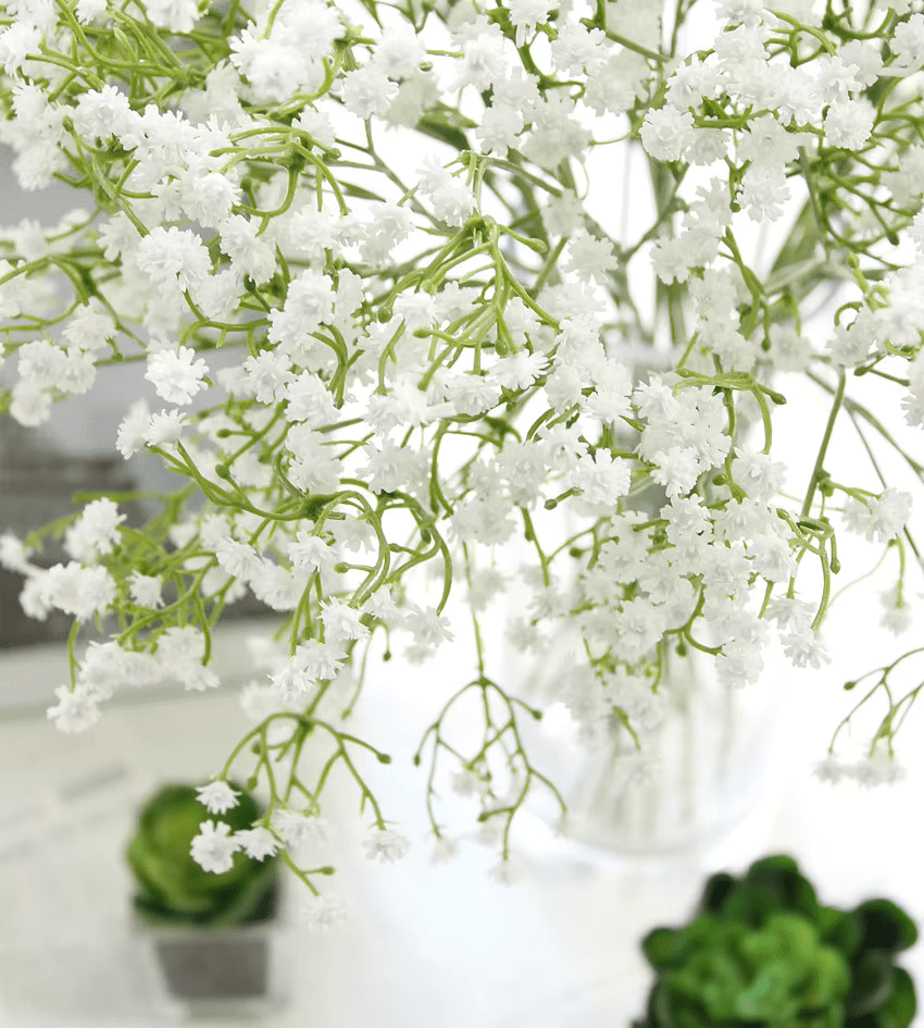 Quality SILK Baby's Breath Gypsophila Bouquet 21 Piece - The Floral Gallery