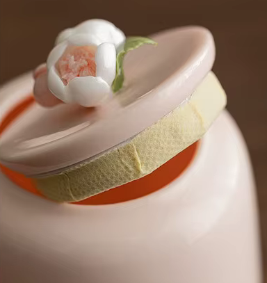 Small Pink Ceramic Pet Cermation Urn