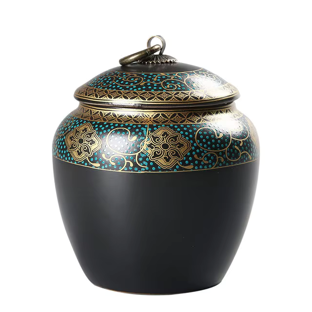 Small Ceramic Deluxe Pet Cermation Urn Keepsake