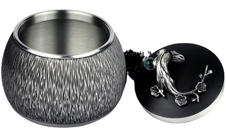 Deluxe PURE Tin Cremation URN for Human or Pet Ashes